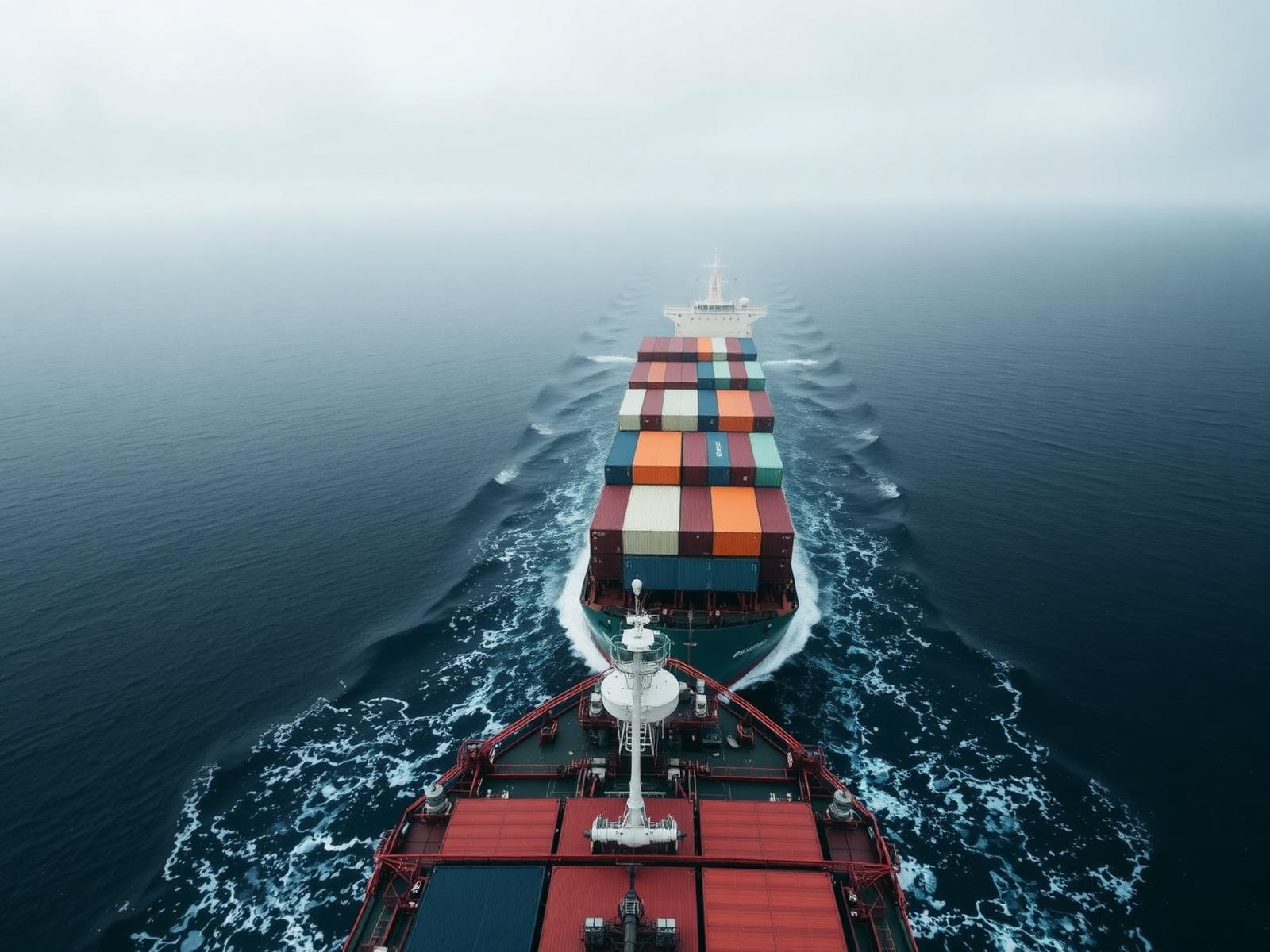 GR Class commercial vessel at sea